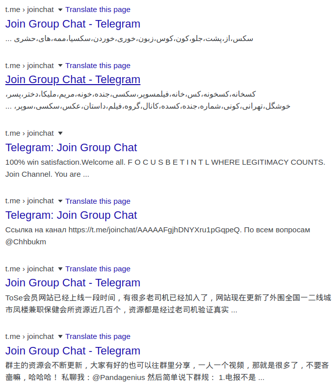 WhatsApp, Telegram Group Invite Links Leaked in Public Searches